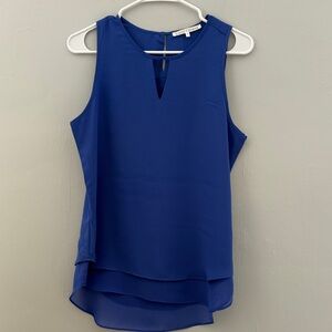 Violet & Claire Royal Blue Sleeveless Blouse